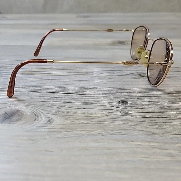 Vintage Carrera 5763 41 Sunglasses Tortoise - Gold Panto Round FRAMES ONLY Rare - Picture 3 of 11